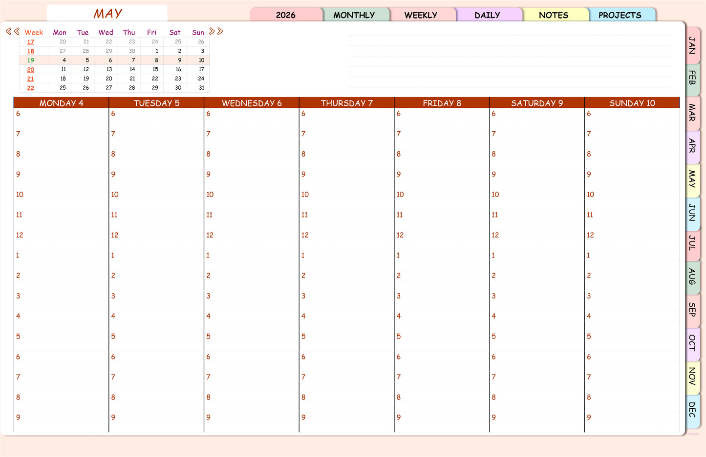 Digital Planner for 2026