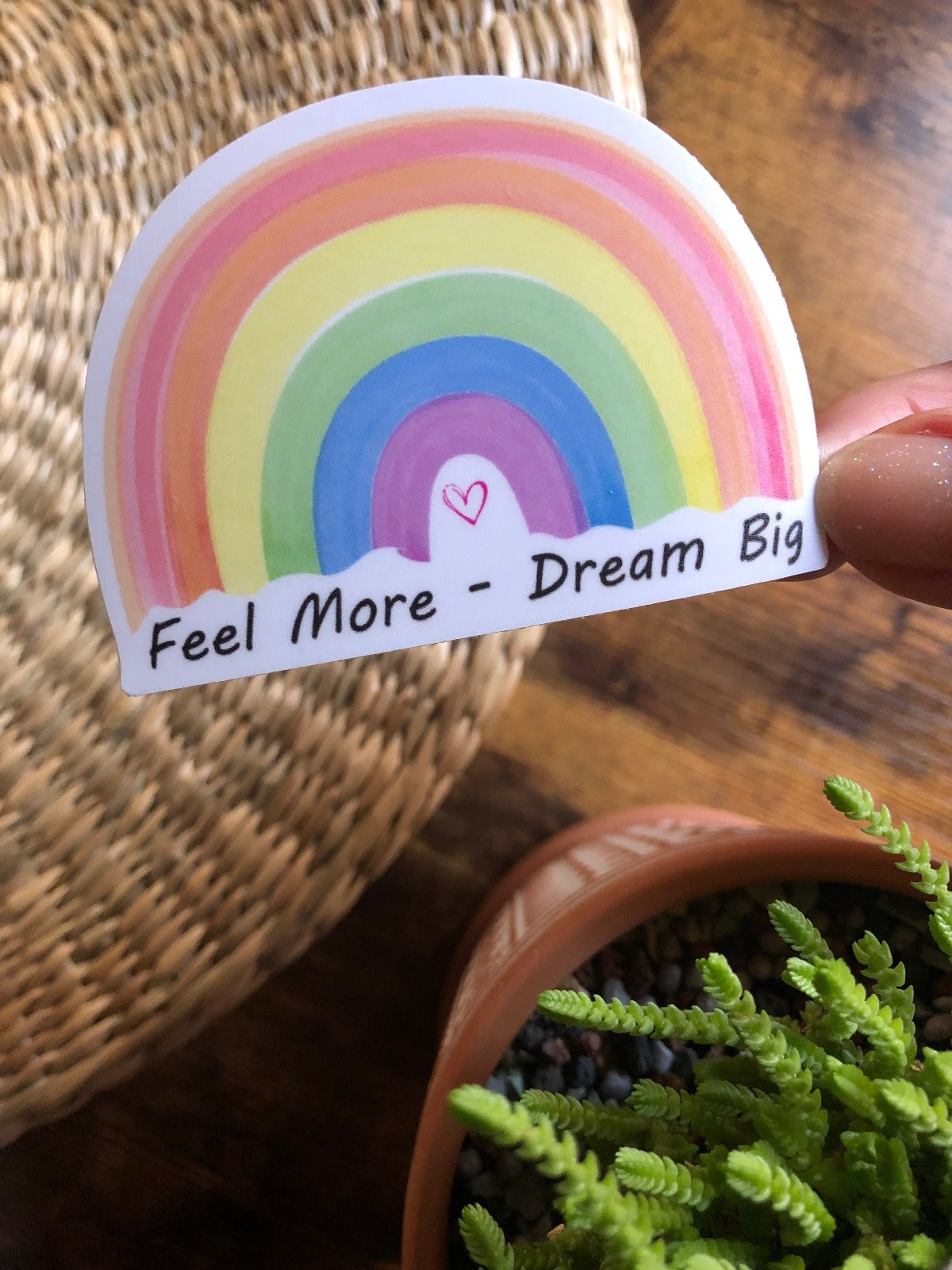 Feel More - Dream Big - Sticker