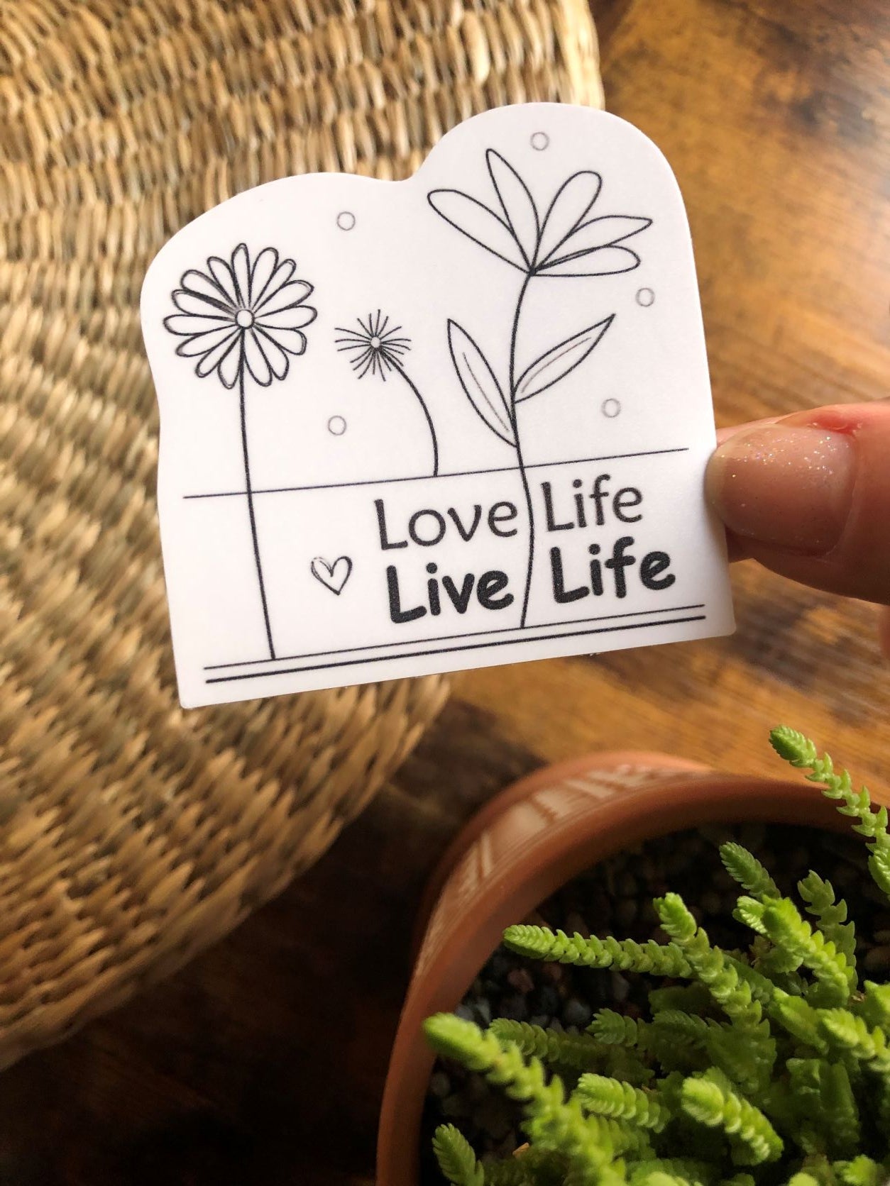 Love life ~ Live life - Sticker