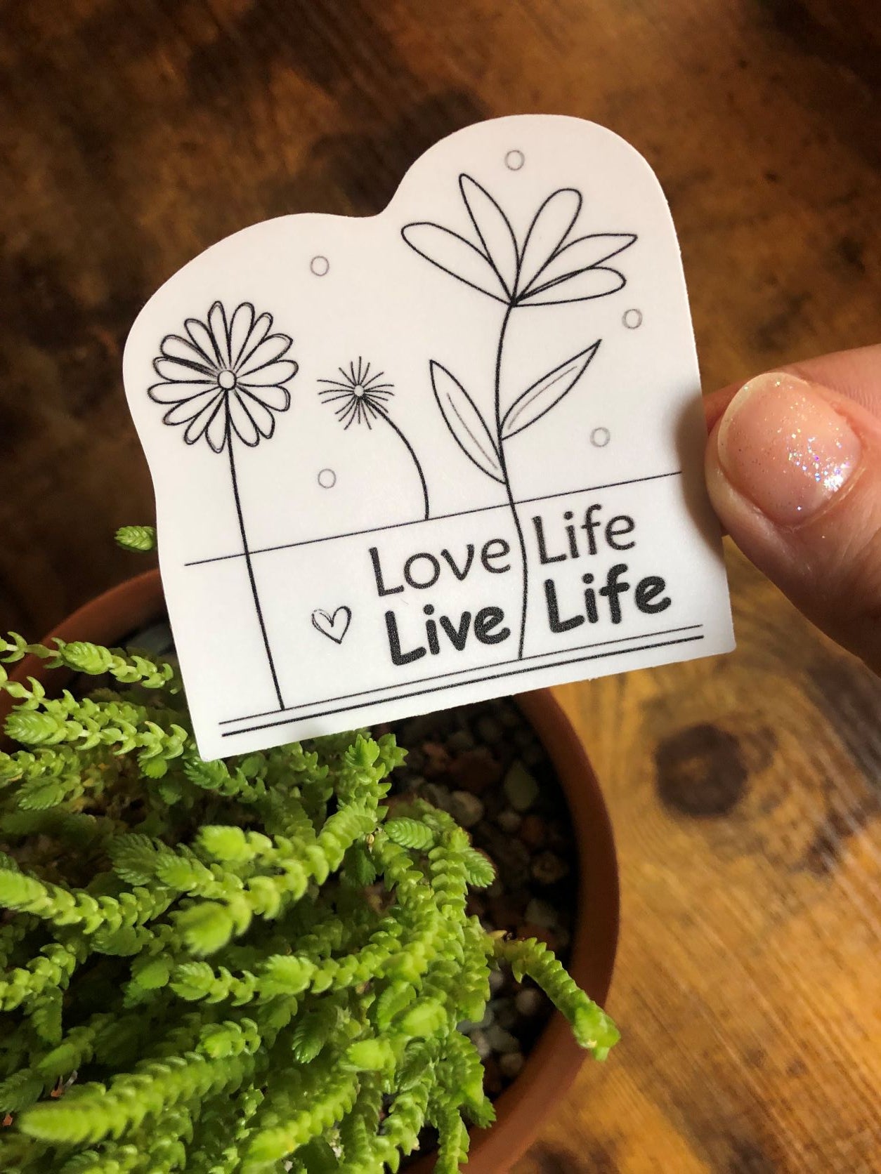 Love life ~ Live life - Sticker