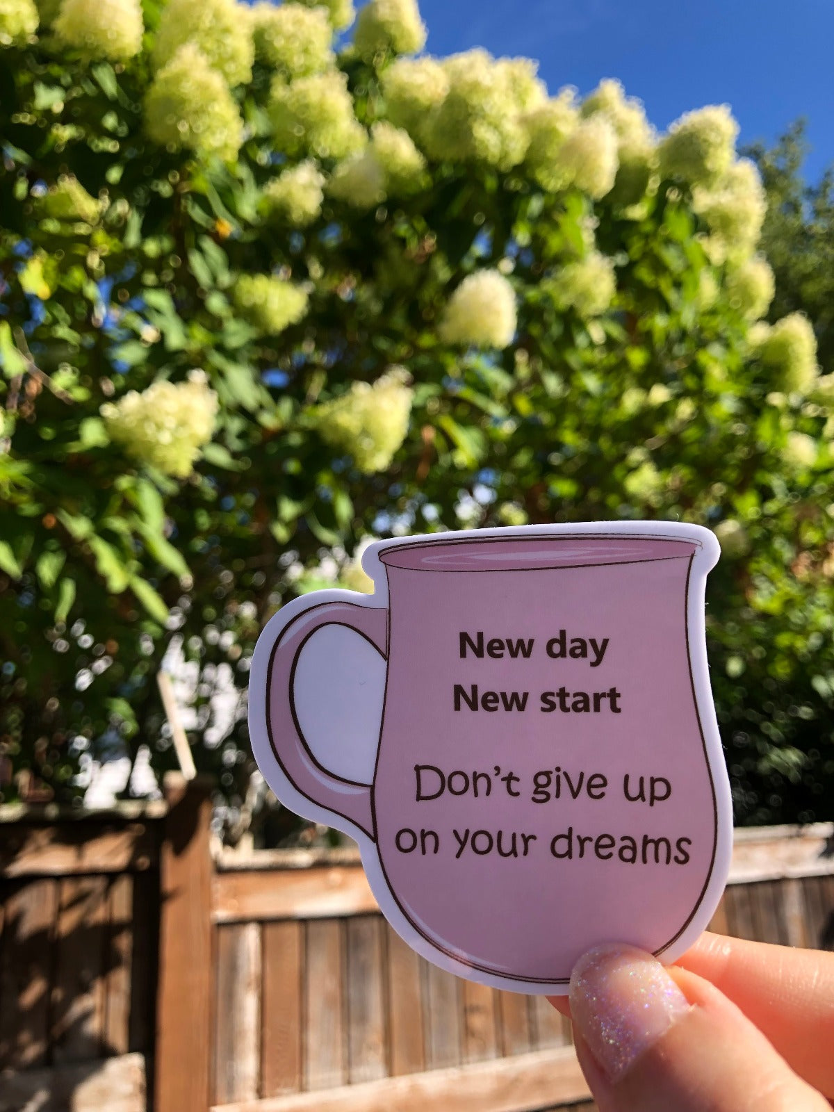 New day - New start - Sticker